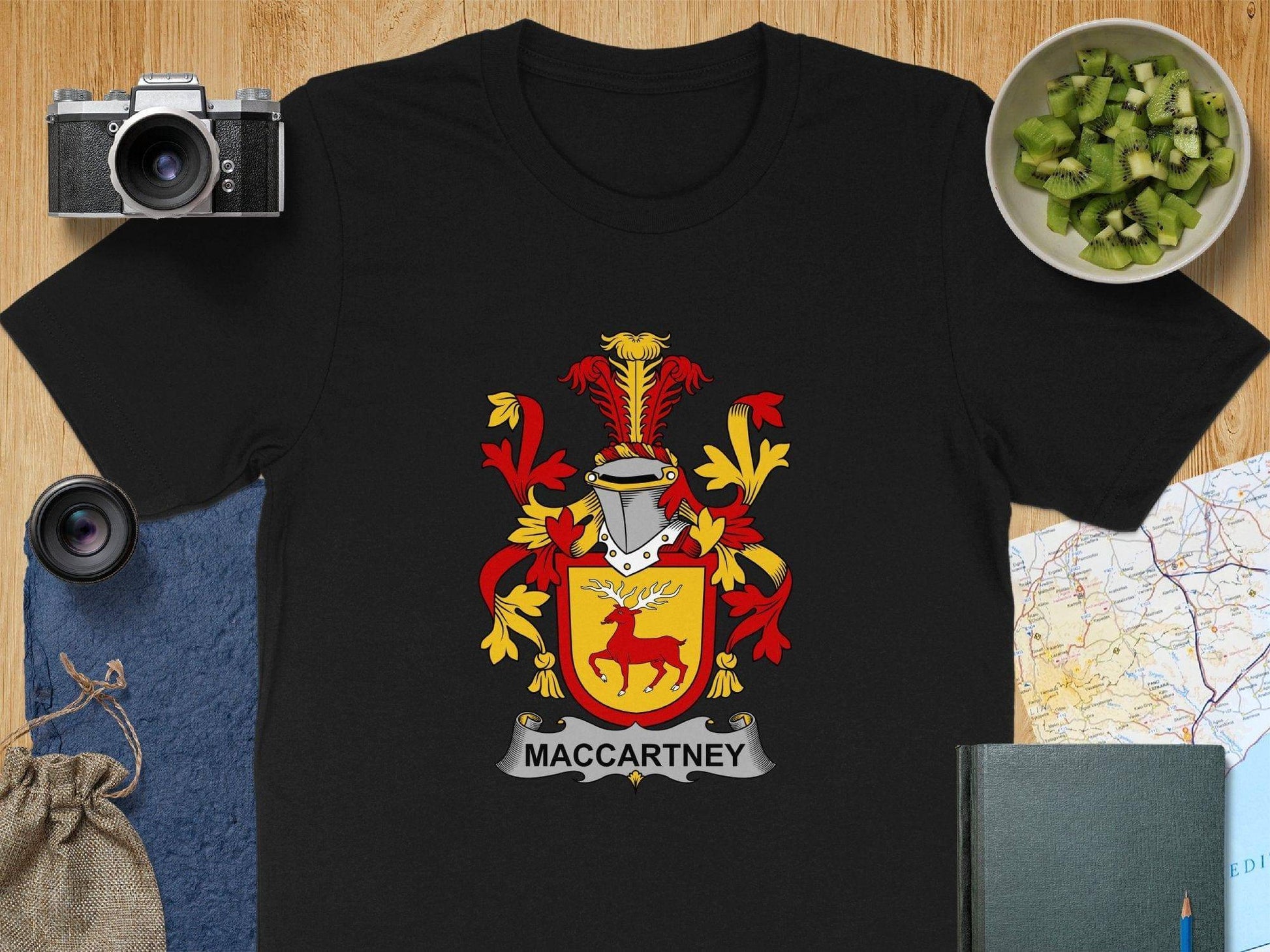 McCartney Family Crest Heritage Design T-Shirt product