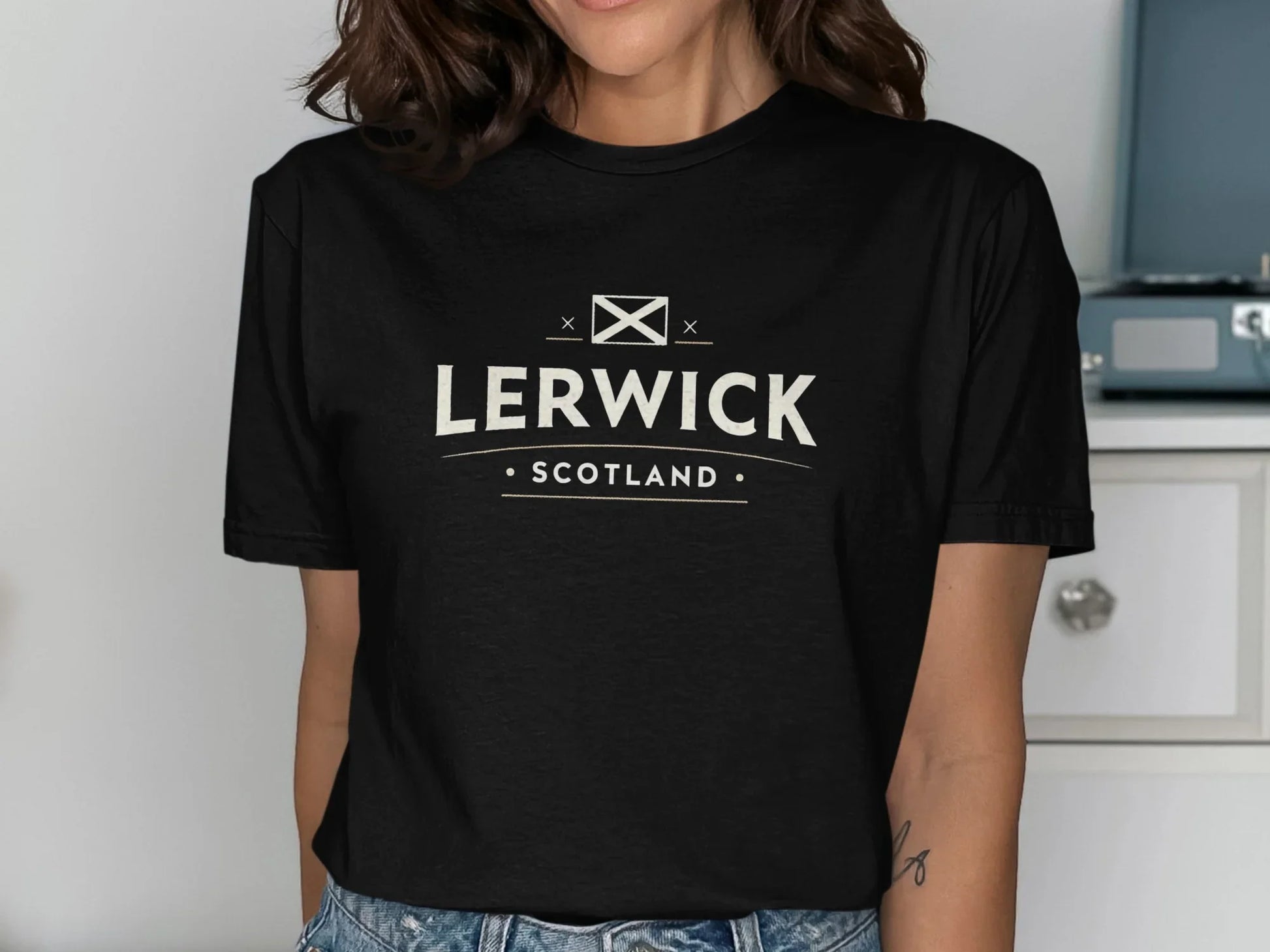 Lerwick Scotland Graphic Tee shirt product type