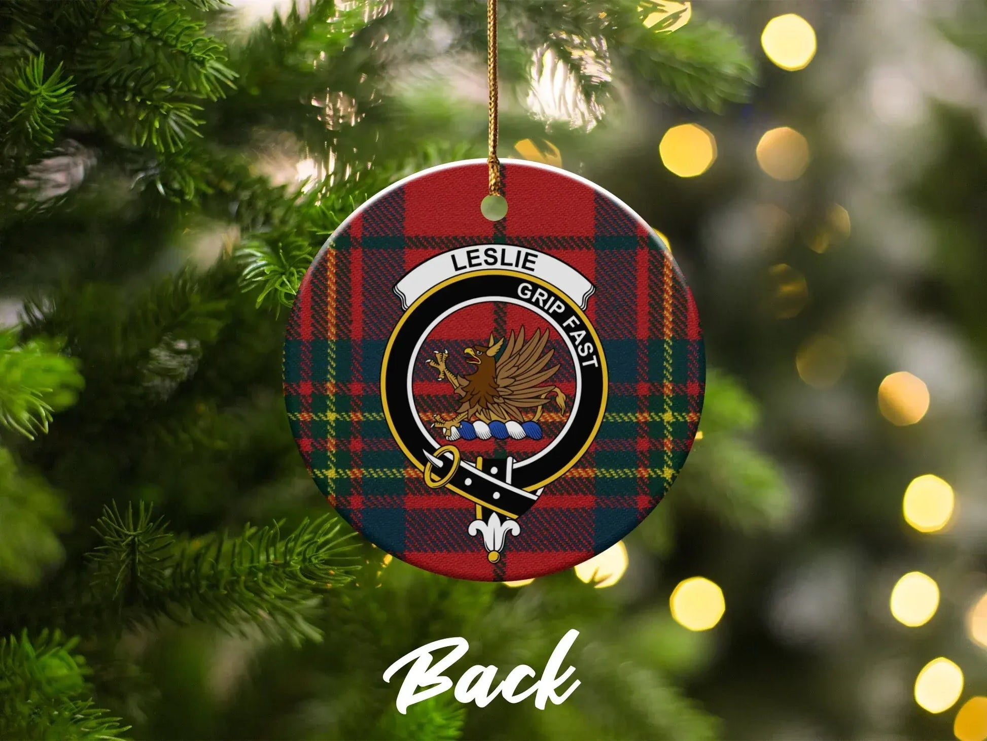 Scottish Clan Crest Christmas Ornament product type