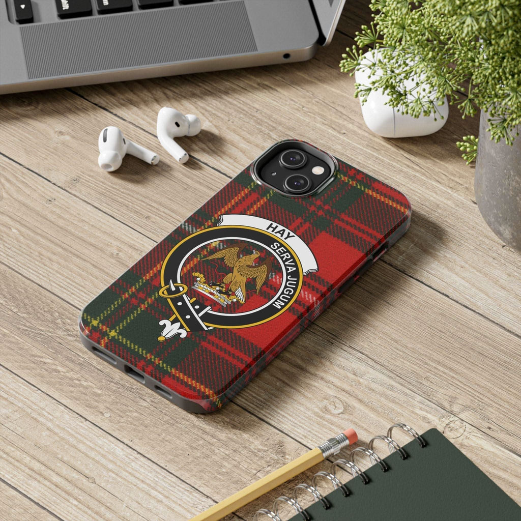 Hay Clan Scottish Tartan Cell Phone Case - Celtic Ancestry Gifts