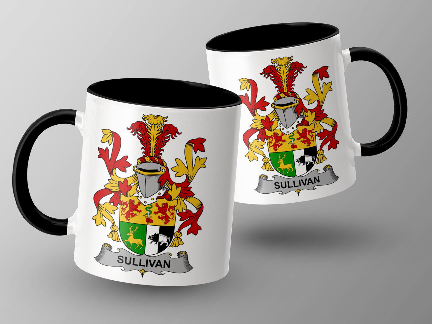 Sullivan Surname Authentic Irish Coat of Arms Mug - Living Stone Gifts