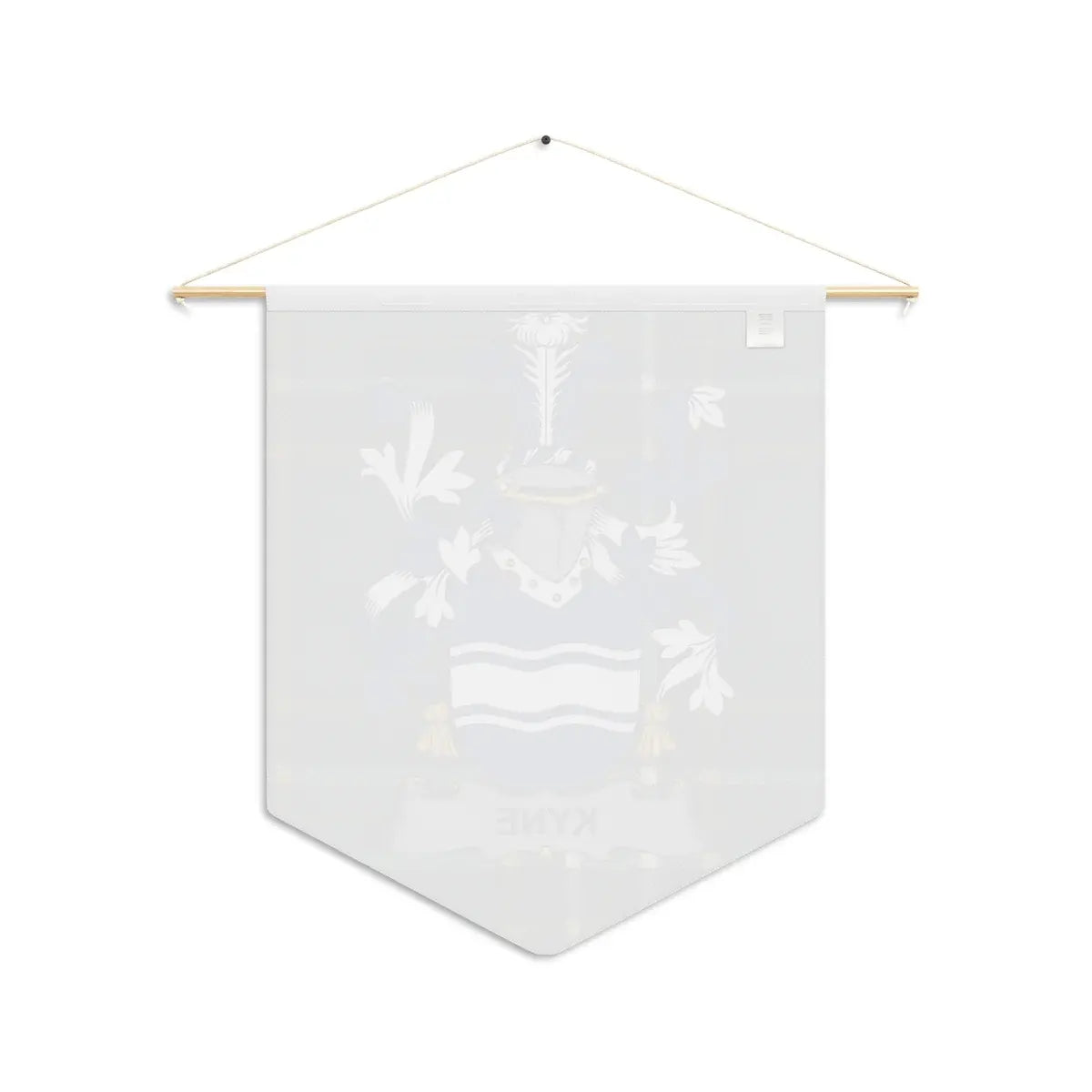 Heraldic Crest and Name Custom Wall Banner product
