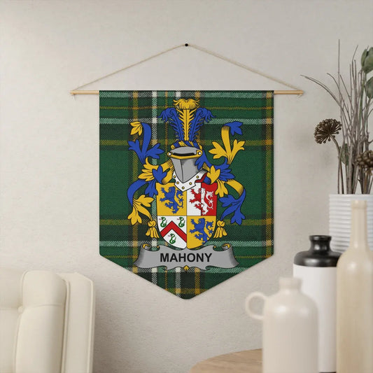 Mahony Family Crest Decor Wall Hanging Tapestry product type