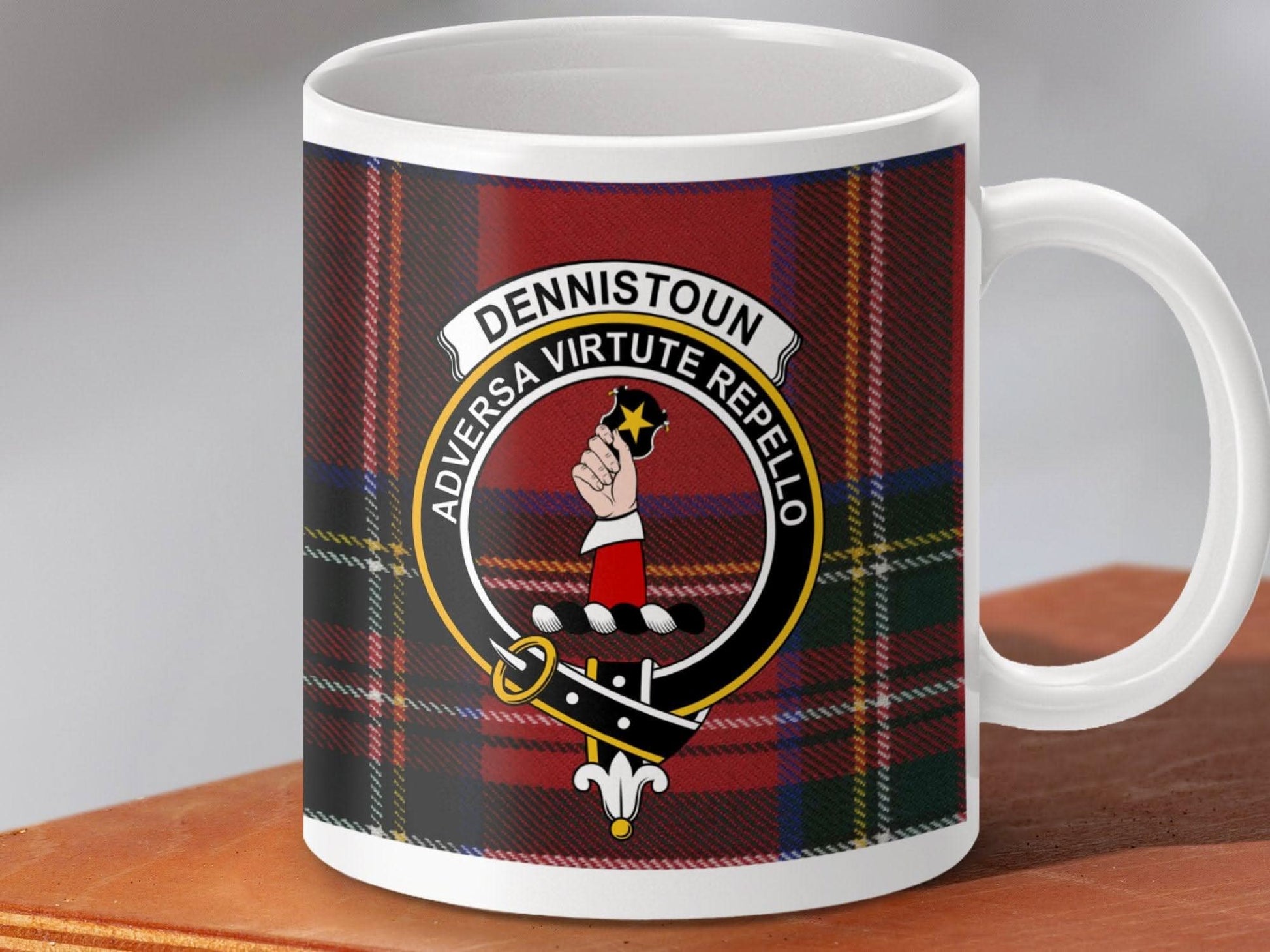 Dennistoun Adversa Virtute Repello Mug product