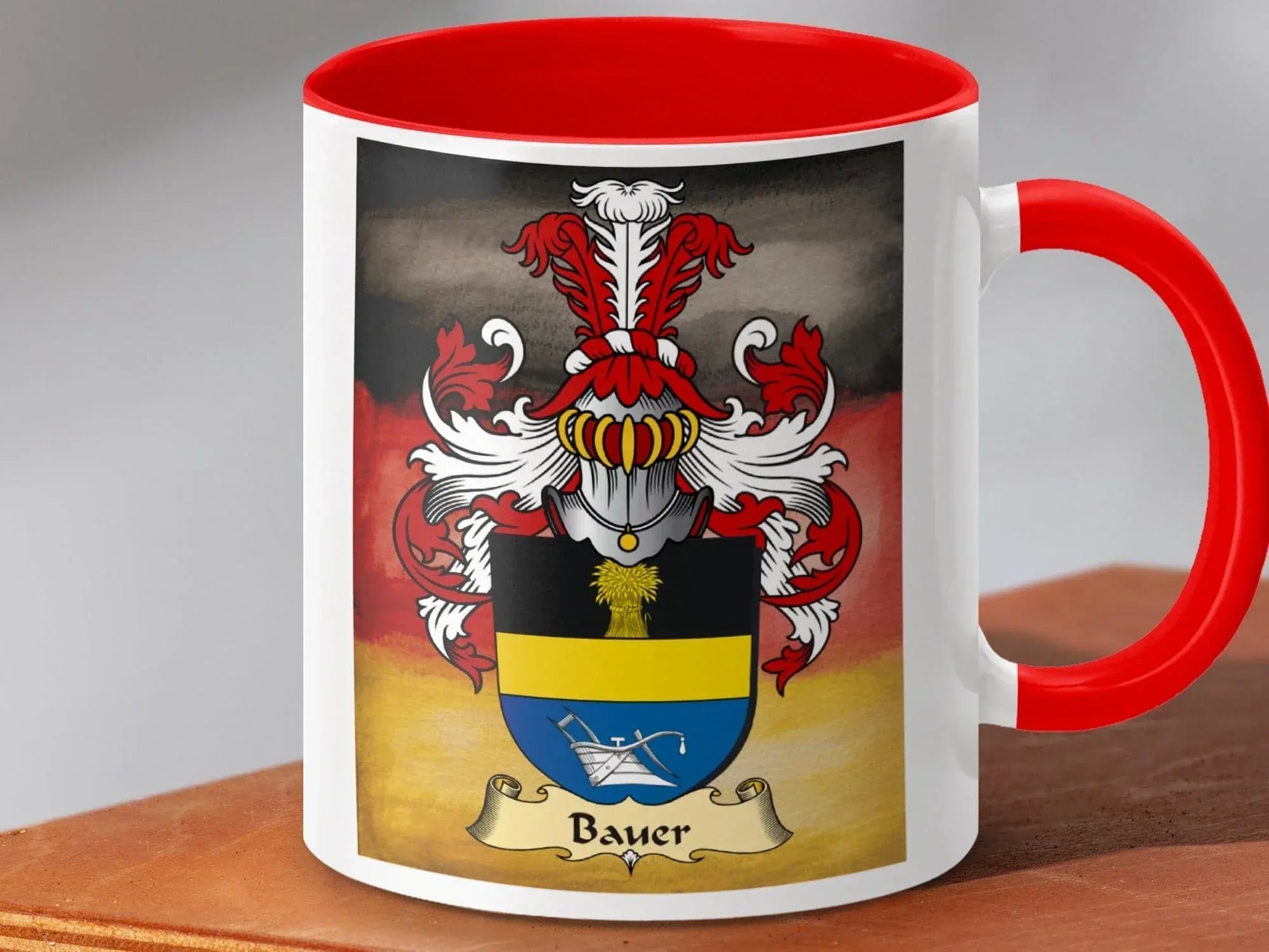 German Family Crest Mug Bauer Design Product Type
