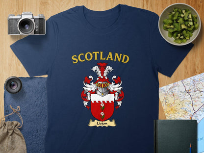 Scotland Liston Heraldic Crest Design T-shirt product