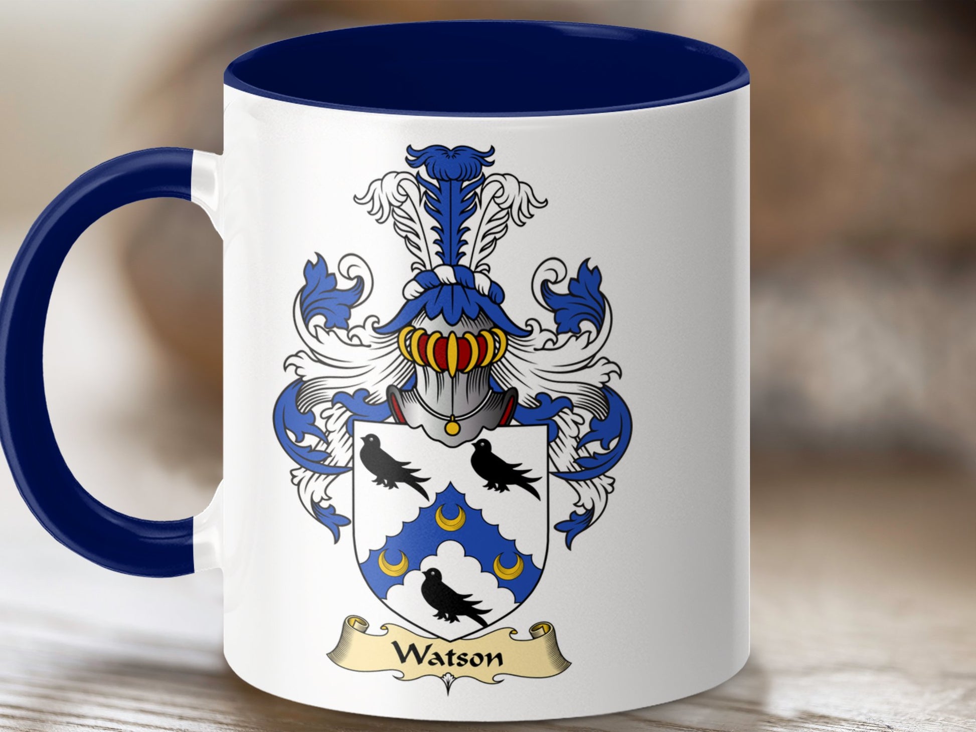 Clan Watson Scottish Coat of Arms Mug - Living Stone Gifts