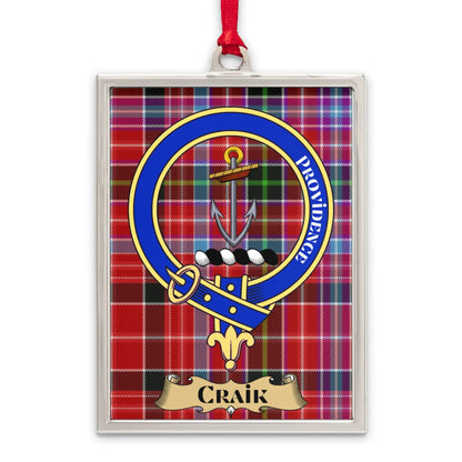 Providence Clan Crested Tartan Plaque product