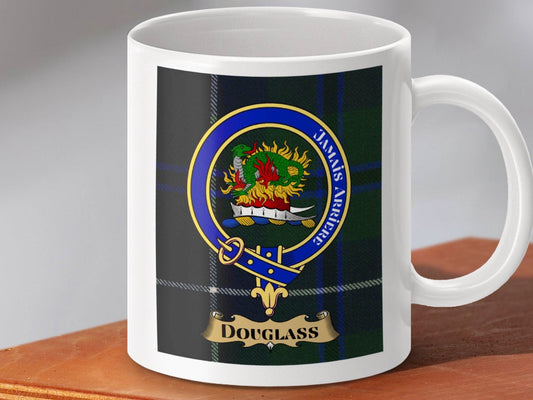 Douglass Clan Crest Emblem Printed Mug product