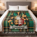 Considine Family Name Tartan Plaid Crest Throw Blanket product type