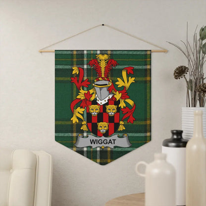 Family Crest Wiggat Tartan Wall Hanging product