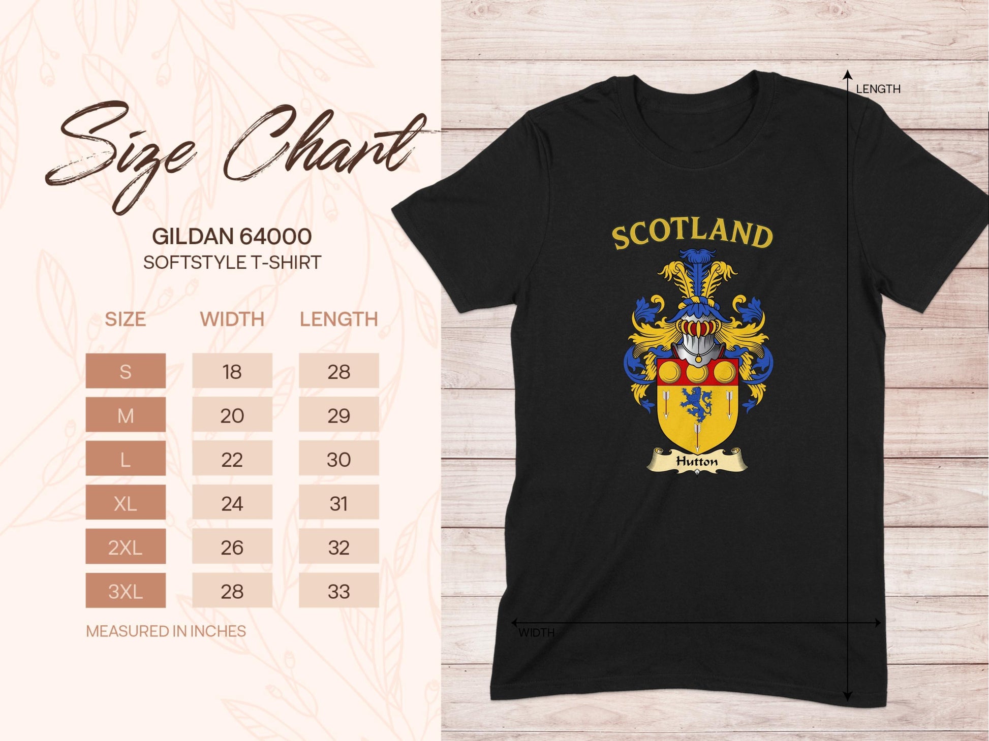 Scotland Family Crest Gildan Softstyle T-shirt product type