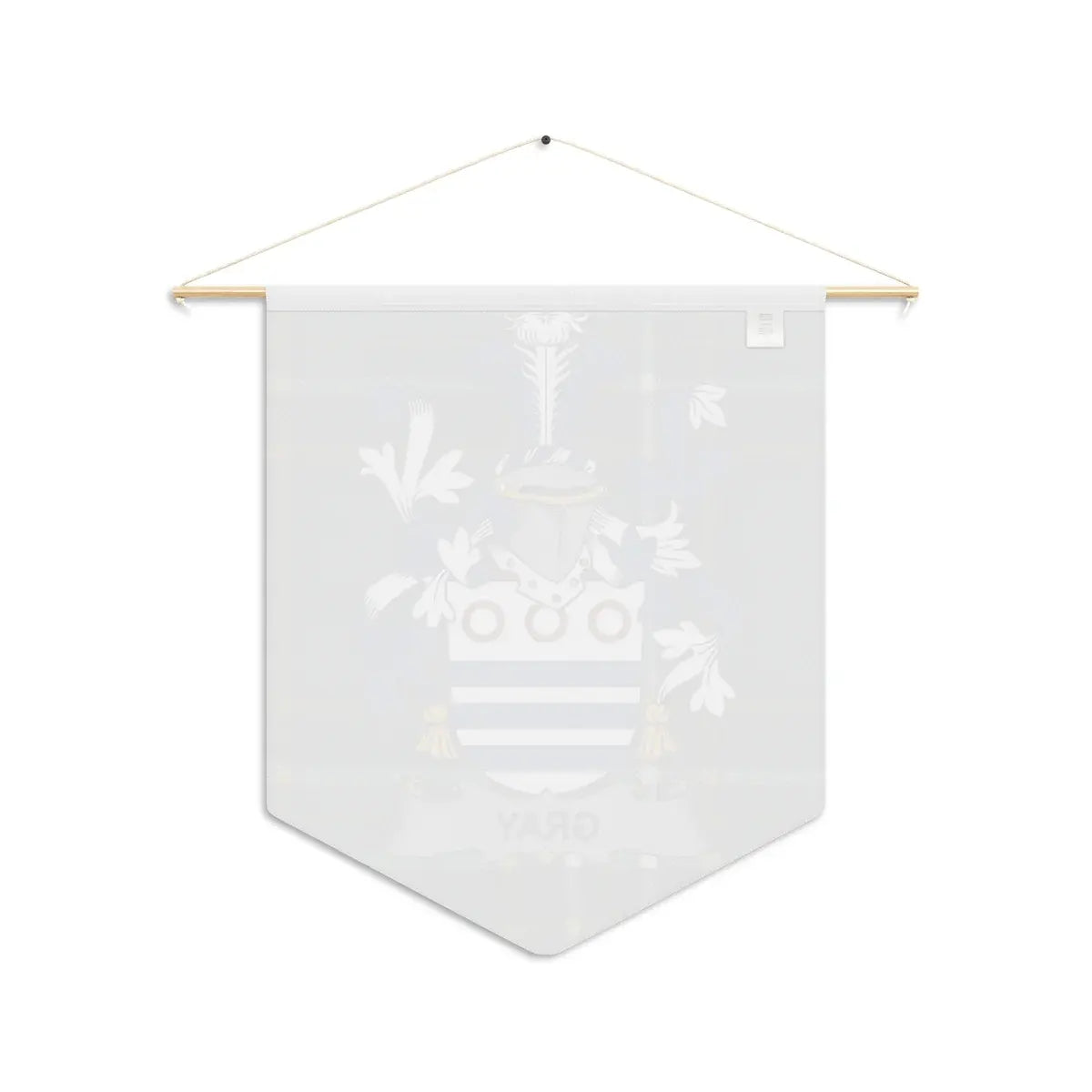 Vintage Family Crest Banner Mighty Tartan Wall Art product type