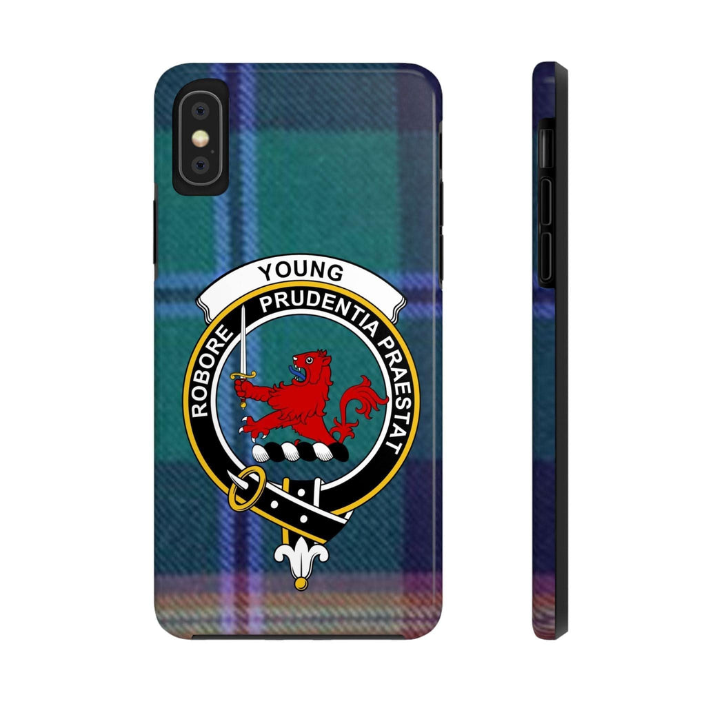 Young Scottish Tartan Crest Cell Phone Case - Celtic Ancestry Gifts