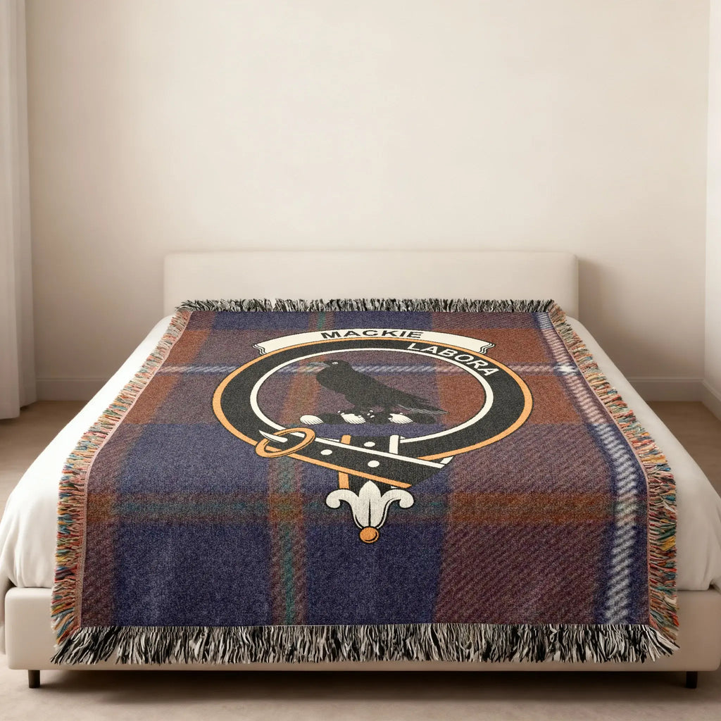 Mackie Labora Elegant Plaid Pattern Blanket for Sale