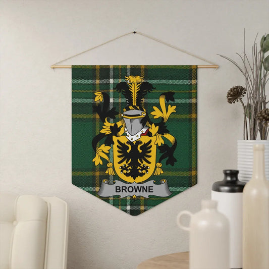 Family Crest Browne Tartan Wall Hanging product type