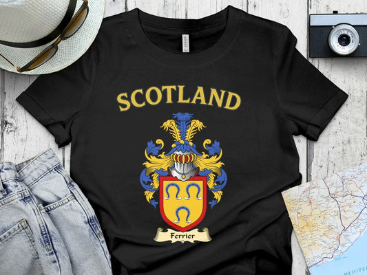 Scotland Ferrier Coat of Arms Emblem T-Shirt product