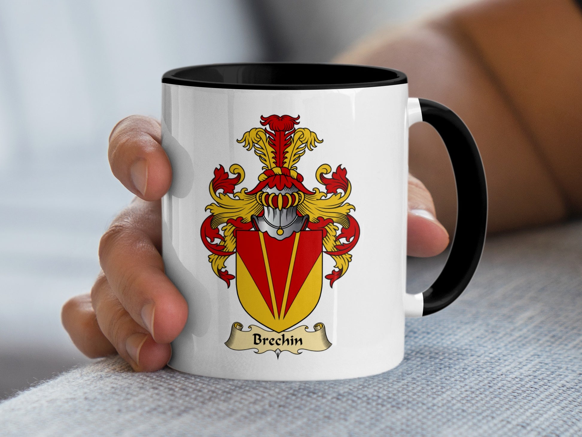 Mug with the Brechin coat of arms.