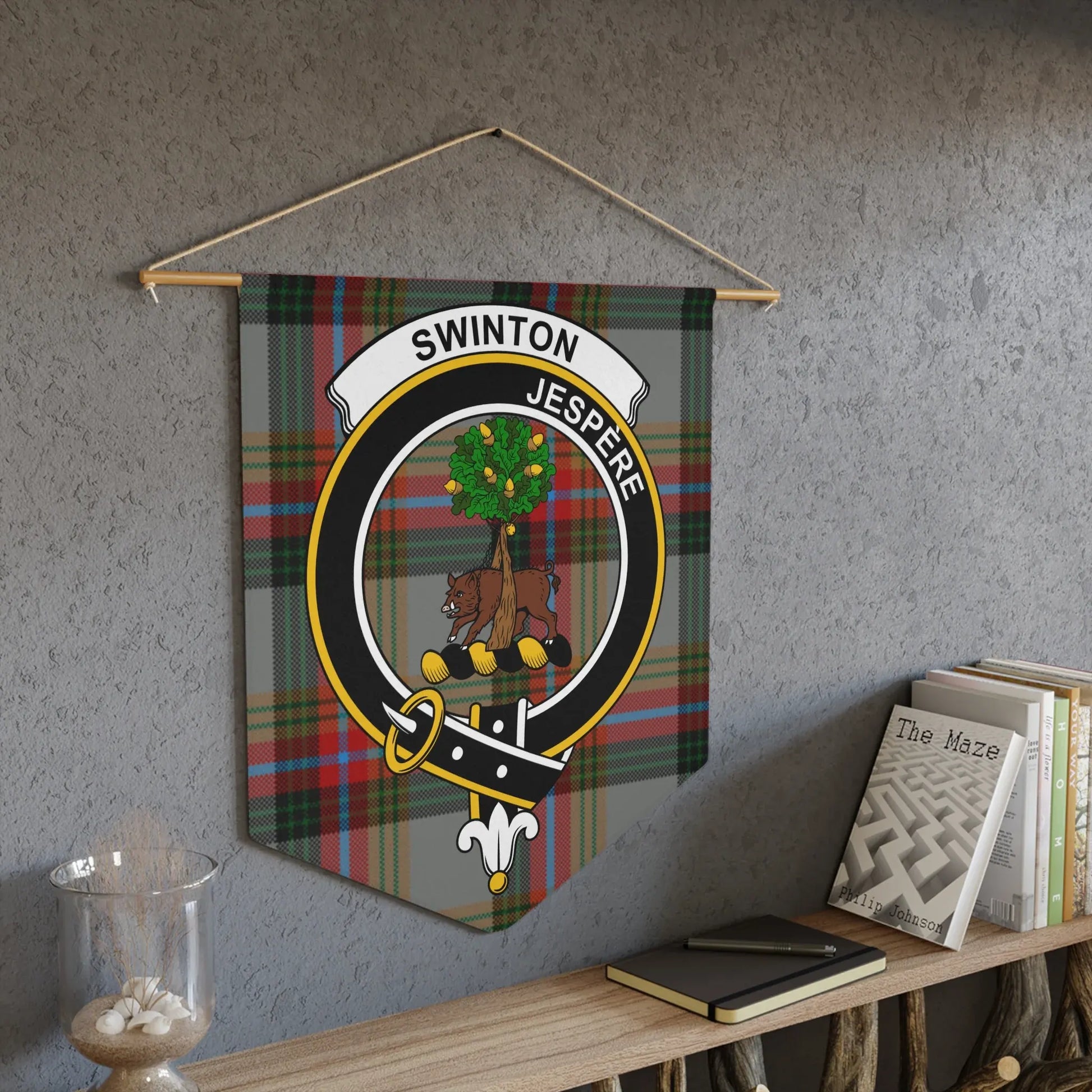 Swinton Jespere Clan Crest Tartan Wall Hanging product