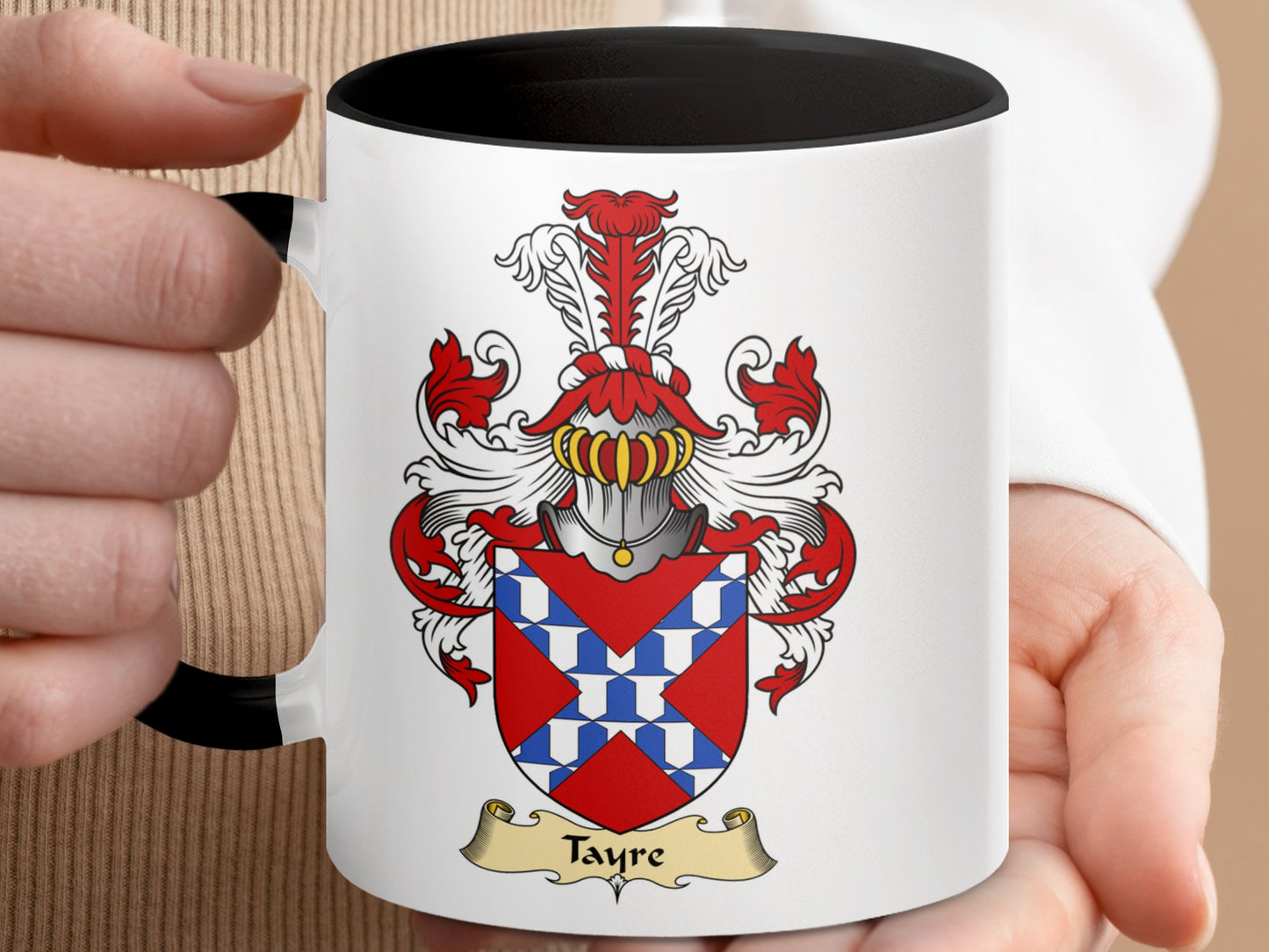 Clan Tayre Scottish Coat of Arms Mug - Living Stone Gifts