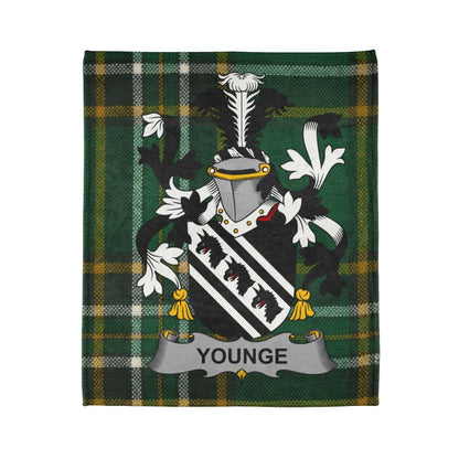 Traditional Family Crest Design Green Plaid product