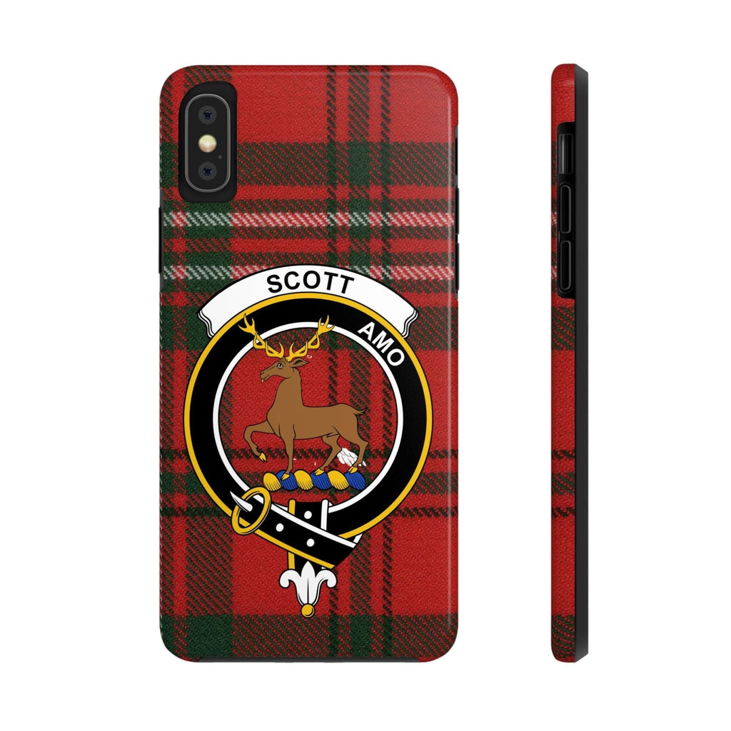 Scott Amo Clan Tartan Plaid Cell Phone Case - Celtic Ancestry Gifts