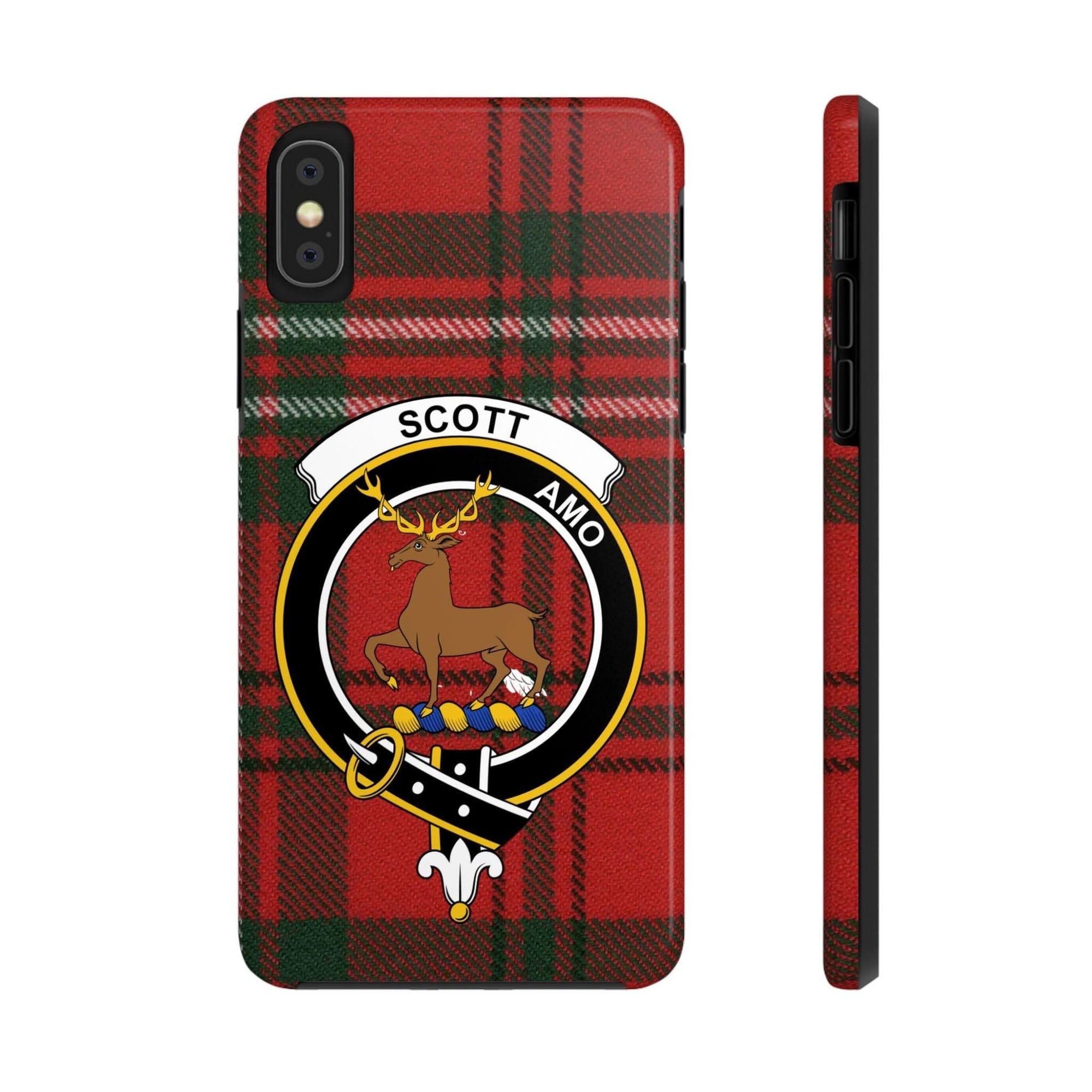 Scott Amo Clan Tartan Plaid Cell Phone Case - Celtic Ancestry Gifts