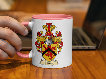 Clan Thorns Scottish Coat of Arms Mug - Living Stone Gifts