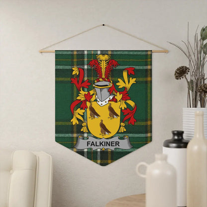Falkiner Family Crest Tartan Decorative Wall Product