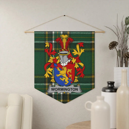 Family Crest Personalized Tartan Wall Hanging product