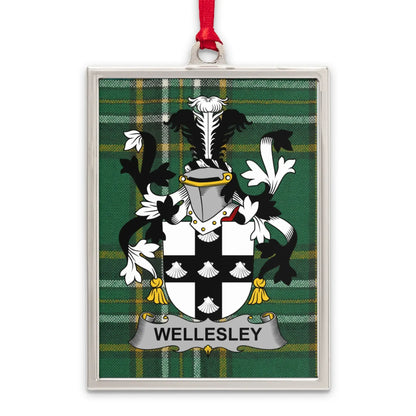 Wellesley Family Crest Plaid Design Hanging Product