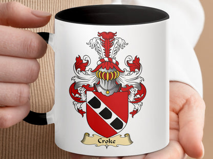 Croke Scottish Clan Accent Coffee Mug - Living Stone Gifts