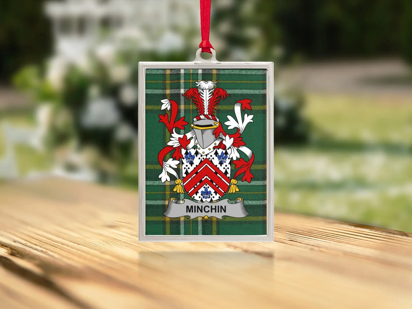Vibrant Clan Crest Design Personalized Ornament product