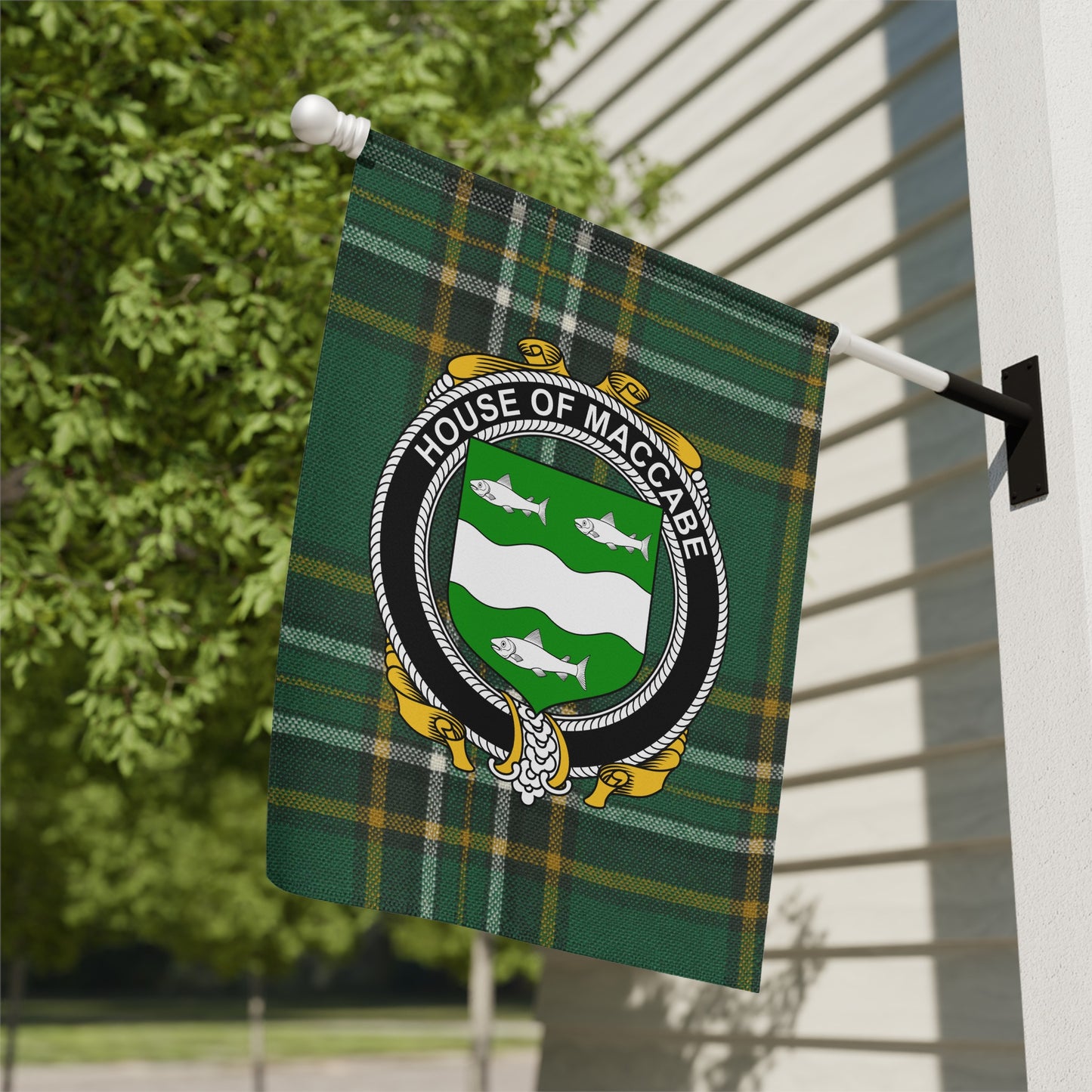 House of Maccabe Tartan Plaid Outdoor Flag