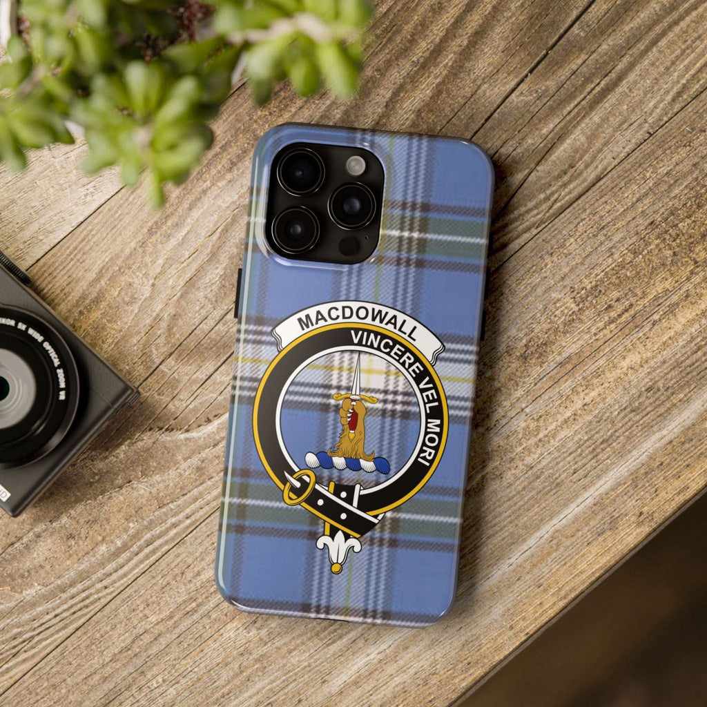 Macdowall Clan Vincere Vel Mori Cell Phone Case - Celtic Ancestry Gifts