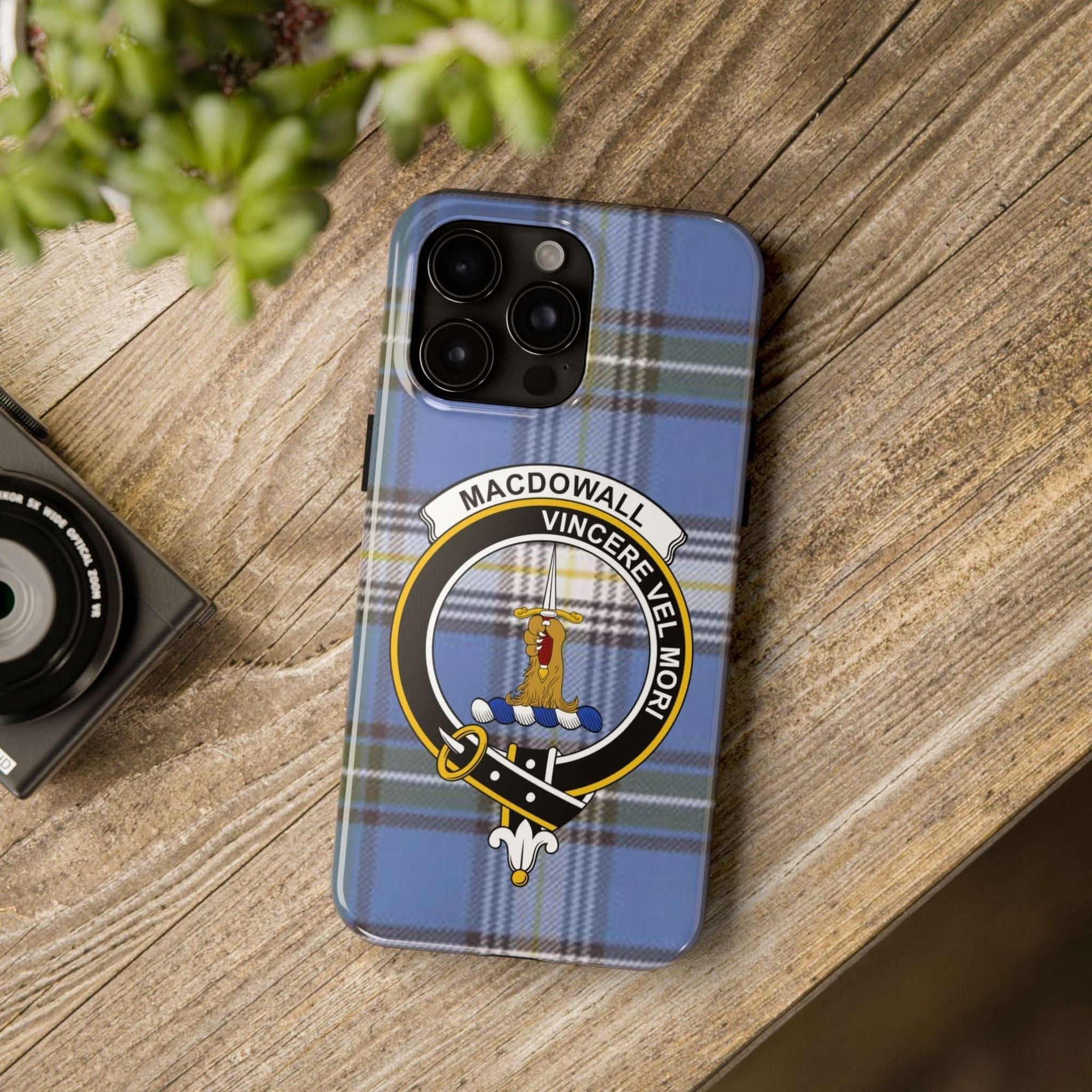Macdowall Clan Vincere Vel Mori Cell Phone Case - Celtic Ancestry Gifts