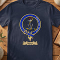 Kyle Scottish clan crest T-shirt in navy