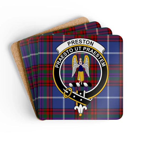 Preston Praesto Ut Praestem Tartan Coaster Set product type
