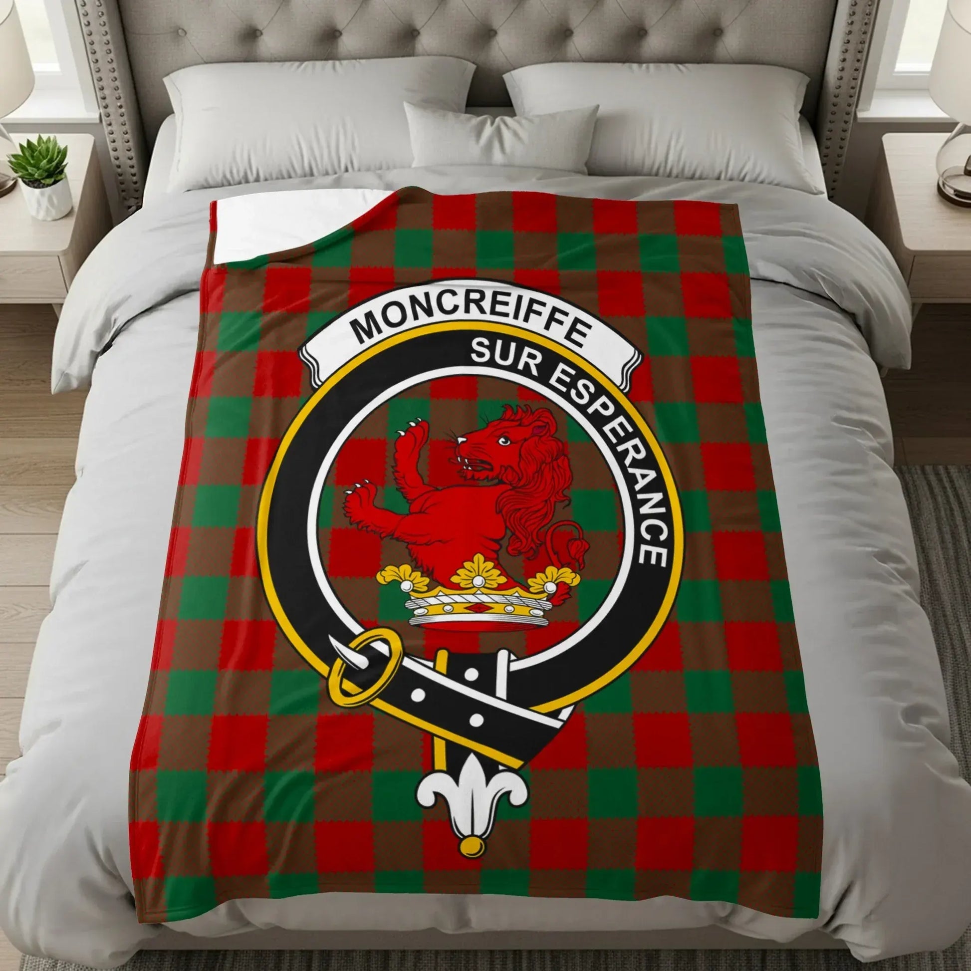 Moncreiffe Sur Esperance Emblem Plaid Throw Blanket product