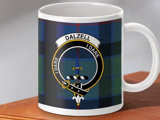 Dalzell I Dare Scottish Clan Crest Emblem Mug product
