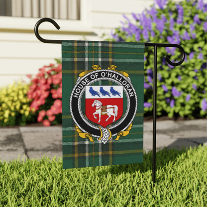 House of O'Halloran Shield Garden Flag