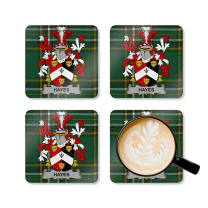 Personalized Family Crest Hayes Coasters product type