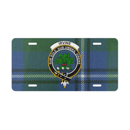 Irvine Sub Sole Sub Umbra Flare Crest license plate product