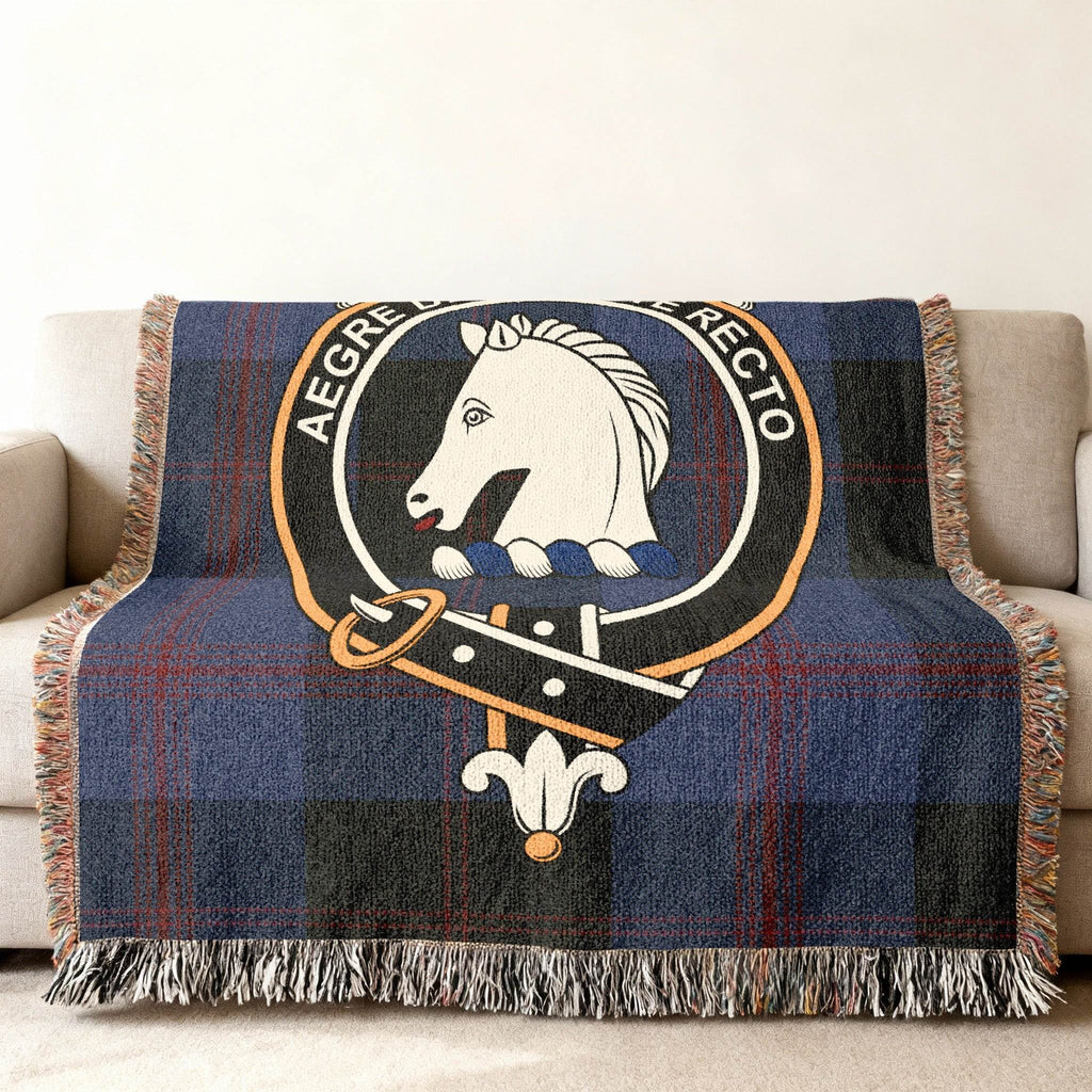 Aegre Delecto Horse Crest Pattern Blanket