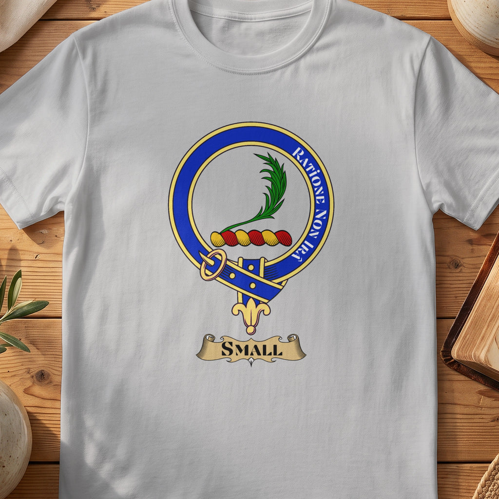 Small Scottish clan crest T-shirt in Sport Grey