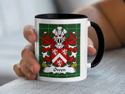 Owen Welsh Family Crest Mug | Welsh Heritage Gift