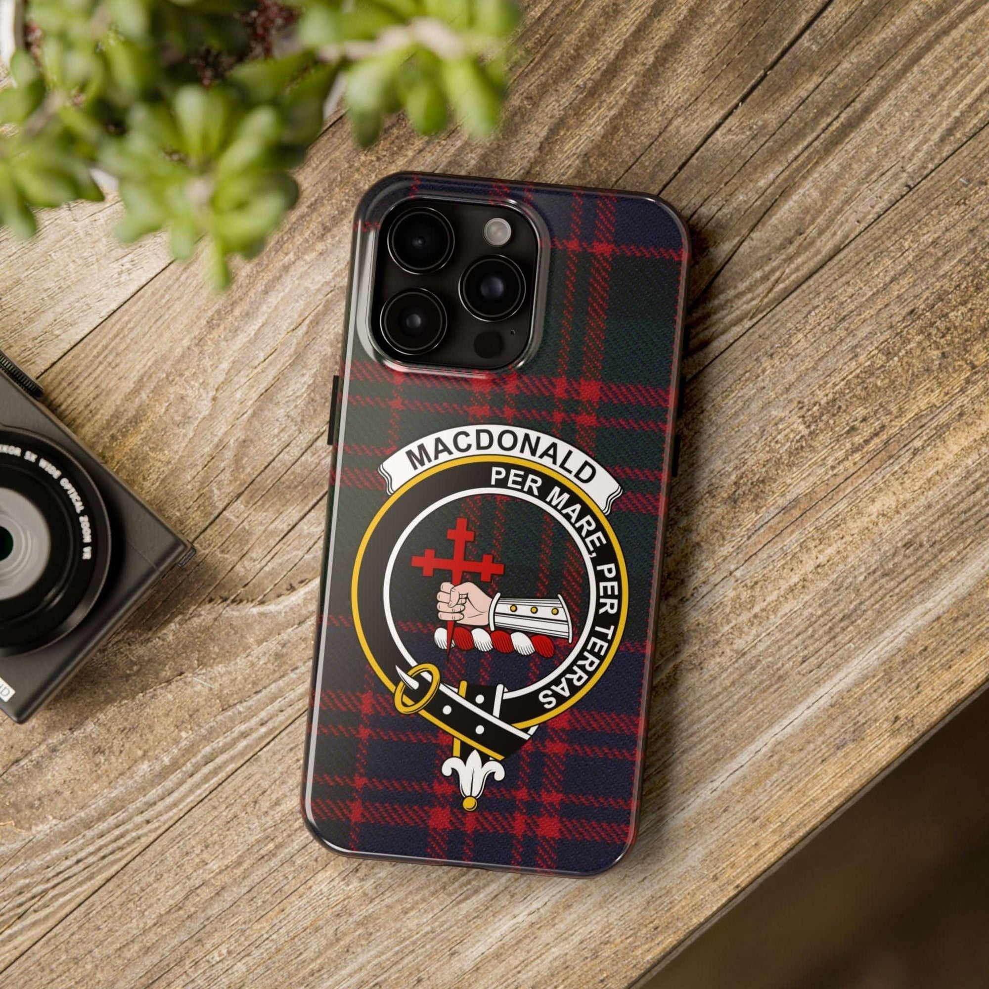 Macdonald Clan Scottish Tartan Cell Phone Case - Celtic Ancestry Gifts