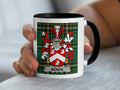 Monck Irish family crest black accent mug