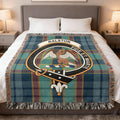 Ralston Fide Et Marte Plaid Bed Blanket Throw Blanket