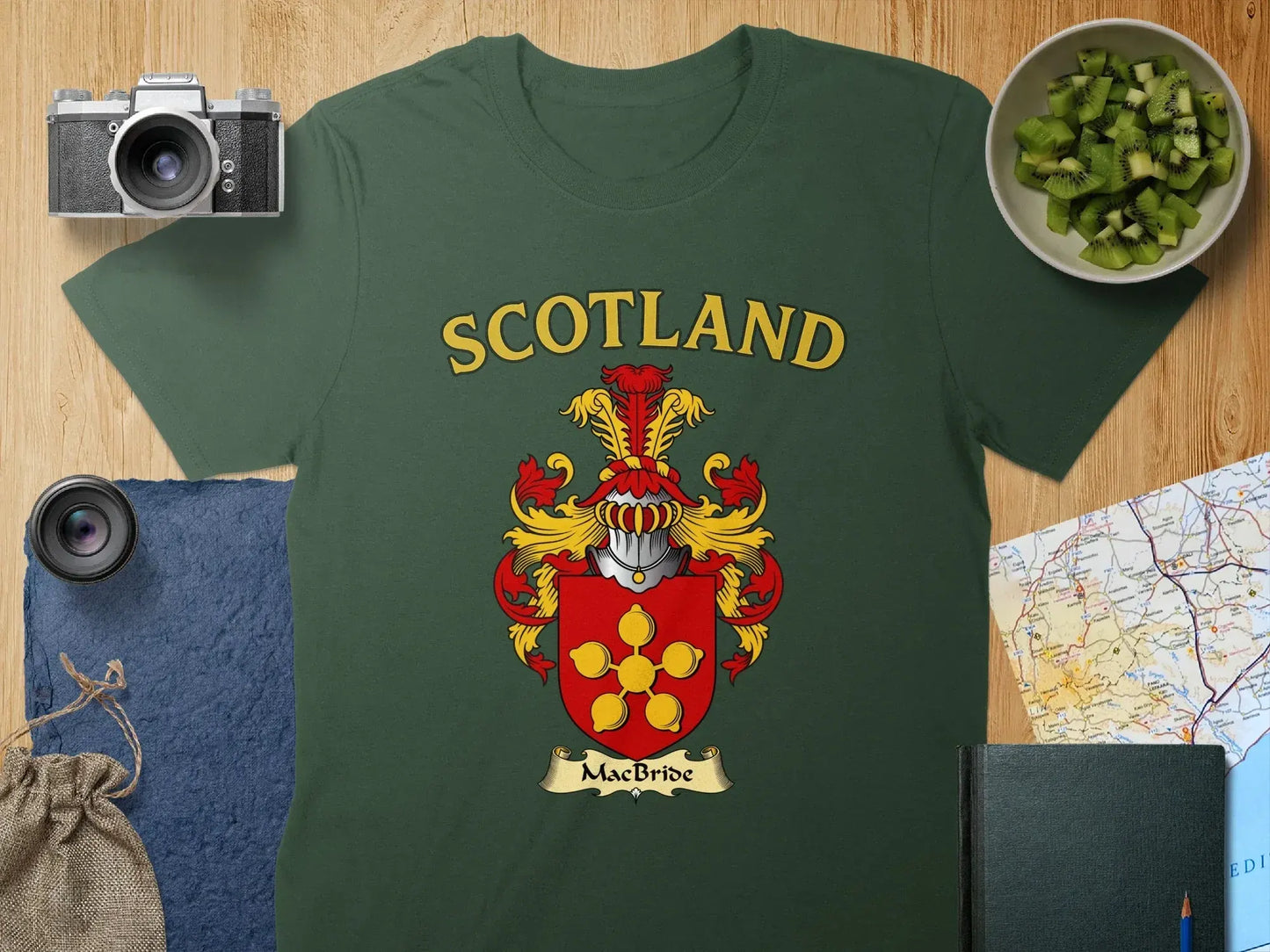 Scotland Family Crest MacBride Design Shirt product type